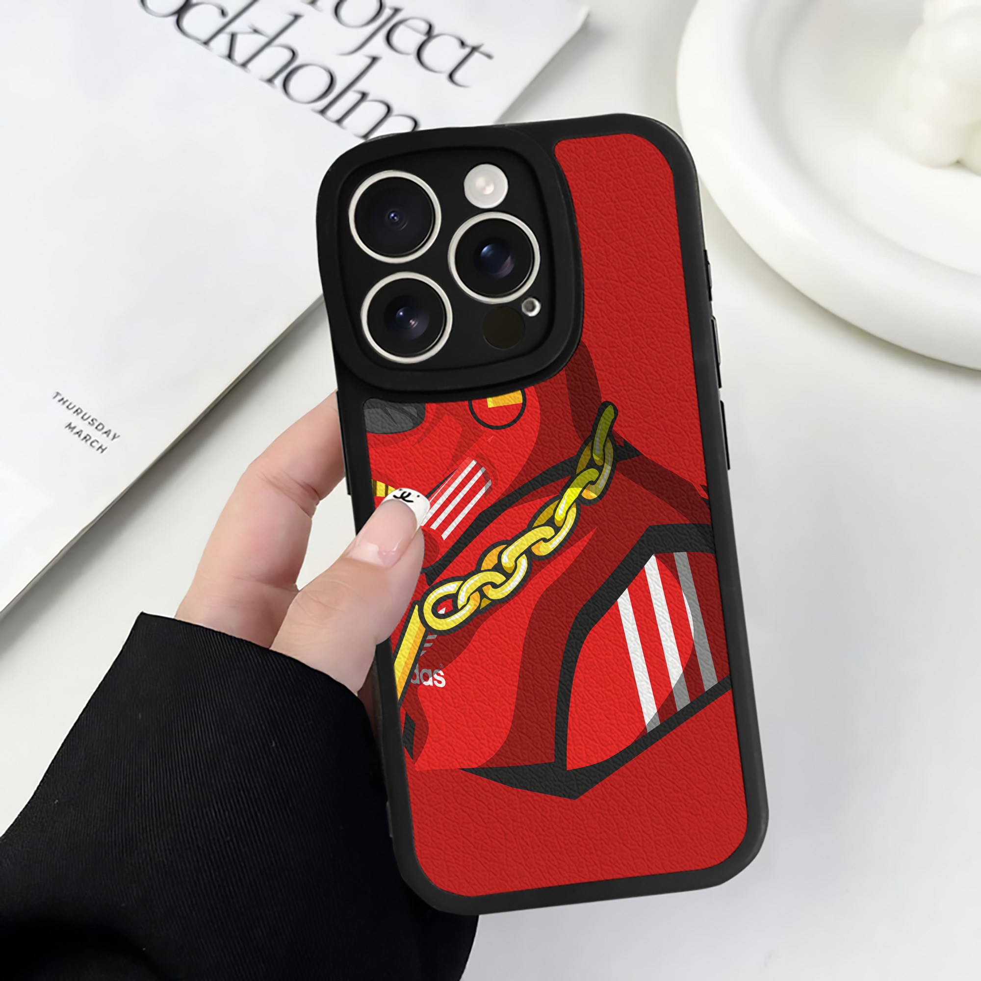 （画像用） スター・ウォーズ Star Wars 【iPhone 16シリーズ対応】シリコンスマホケース（レザー調） 材質：シリコン